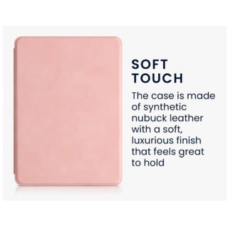 Husa pentru Kindle Paperwhite 2024 (12th gen), Signature Edition sau Kindle Colorsoft Signature Edition, 7", Sigloo, Slim, functie sleep/wake-up, Pink