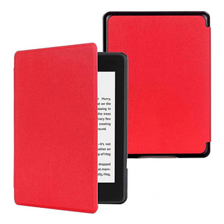 Husa pentru Kindle Paperwhite 2024 (12th gen), Signature Edition sau Kindle Colorsoft Signature Edition, 7", Sigloo, Slim, functie sleep/wake-up, Red