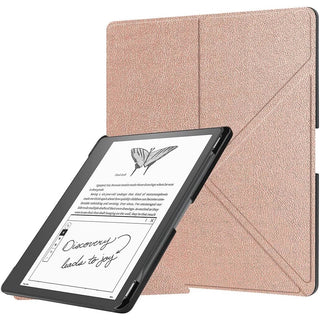 Husa Slim Sigloo pentru Kindle Scribe 10.2 inci (2022 & 2024) - Suport tip Origami, Piele PU, Suport Stilou, Functie Auto Sleep/Wake, model Golden