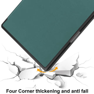 Husa Slim Sigloo pentru Kindle Scribe 10.2 inci (2022 & 2024) - Piele PU, Suport Stilou, Functie Auto Sleep/Wake, culoare Pine Green