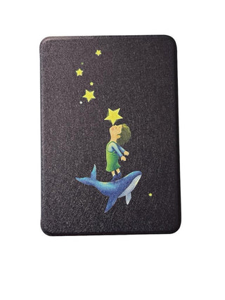 Husa pentru Kindle Paperwhite 2021 6.8 inch, generatia 11, Sigloo, model the Boy and the Dolphin