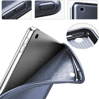 Husa pentru tableta iPAD Air11 2024, iPAD Air 5/4, 10.9, model 2022/2021/2020, 10.9 inch, Sigloo, interior de piele sintetica, spatele din silicon, rezistent la socuri, Green