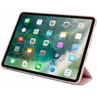 Husa tableta pentru Ipad 7 / 8 / 9 10.2", Sigloo, interior de piele sintetica, spatele din policarbonat, rezistent la socuri, Pink