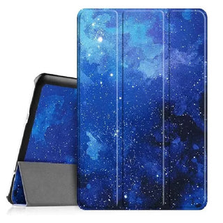 Husa premium pentru tableta, Sigloo, Compatibil cu Lenovo Tab M10 FHD Plus, M10 Plus, Tab K10, 3rd Gen, TB-X606F, TB-X606X, 10.3 inch, Slim, Smart Cover, Trifold, Albastru