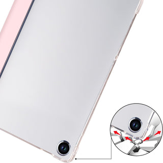 Husa rotativa 360 Sigloo, pentru Lenovo Tab K10/Tab M10 Plus(TB-X606), 10.3", Smart Cover, Piele Ecologica, Roz