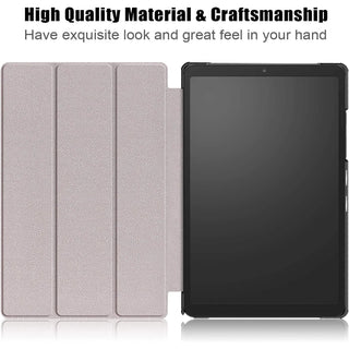 Husa premium pentru tableta, Sigloo, Compatibil cu Lenovo Tab M10 FHD Plus, M10 Plus, Tab K10, 3rd Gen, TB-X606F, TB-X606X, 10.3 inch, Slim, Smart Cover, Trifold, Albastru