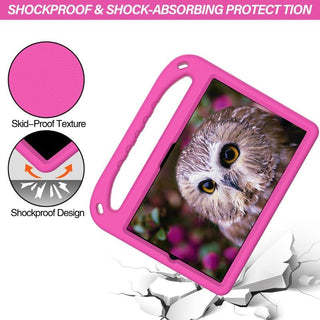 Husa copii pentru Lenovo Tab M8, 8", Sigloo, stand Built-in, Protectie 360, Roz