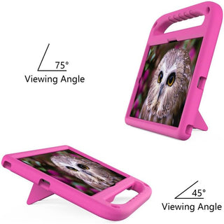 Husa copii pentru Lenovo Tab M8, 8", Sigloo, stand Built-in, Protectie 360, Roz