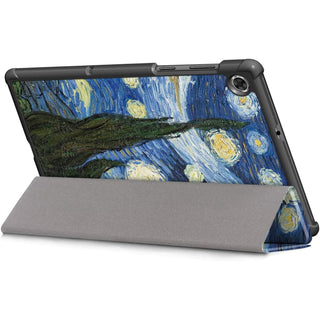 Husa Slim Sigloo, Smart Cover, Trifold, pentru tableta Lenovo Tab M9, TB-310FU, 9", Abstract