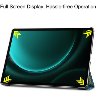 Husa Slim Sigloo, Smart Cover, Trifold, pentru tableta Lenovo Tab M9, TB-310FU, 9", Butterfly