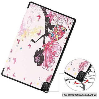 Husa Slim Sigloo, Smart Cover, Trifold, pentru tableta Lenovo Tab M9, TB-310FU, 9", Elf Girl