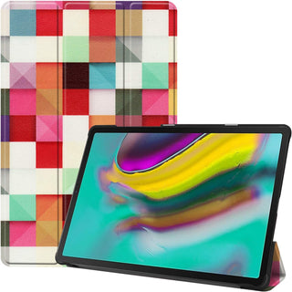 Husa Slim Sigloo, Smart Cover, Trifold, pentru Lenovo Tab P11 Pro( 2nd Gen), (TB-132FU/TB-138FU), 11.2", Mosaic