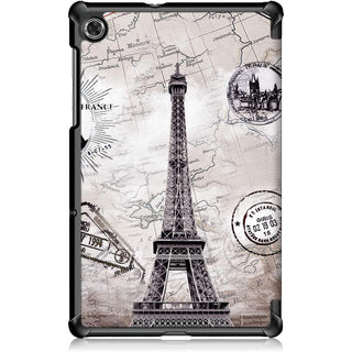 Husa Slim Sigloo, Smart Cover, Trifold, pentru tableta Lenovo Tab M9, TB-310FU, 9", Paris