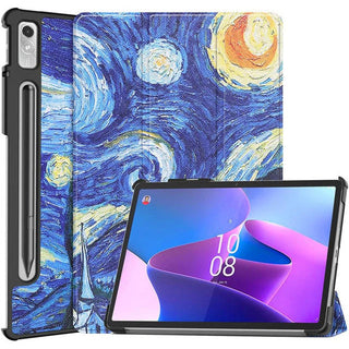 Husa Slim Sigloo, Smart Cover, Trifold, pentru Lenovo Tab P11 Pro( 2nd Gen), (TB-132FU/TB-138FU), 11.2", Abstract