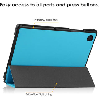 Husa tableta Sigloo pentru Lenovo Tab P11 Gen2(TB-350), 11.5 inch, Blue Marin, Trifold, Smart Cover, Ultraslim