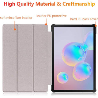 Husa Slim Sigloo, Smart Cover, Trifold, pentru tableta Samsung Galaxy Tab S6 Lite/P610 2022, 10.4", ColorFull Tree