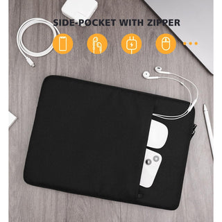 Husă universală pentru tabletă sau notebook 9-13 inch, Sigloo, neagră, 36x26x2.5cm