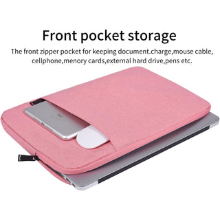 Husa universala pentru notebook sau tableta 13 -15.6 inch tip mapa, Sigloo, Pink