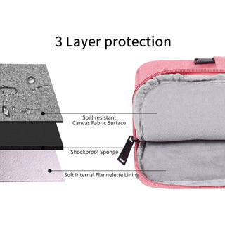 Husa universala pentru notebook sau tableta 13 -15.6 inch tip mapa, Sigloo, Pink