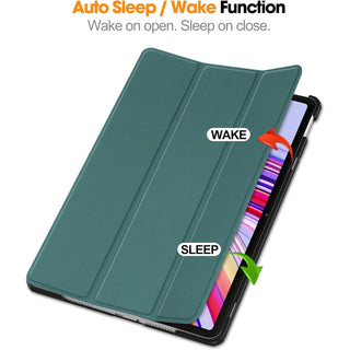 Husa pentru Xiaomi Redmi Pad PRO 12.1 inch UltraSlim de tip stand functie sleep/wake-up, Sigloo, Pine Green
