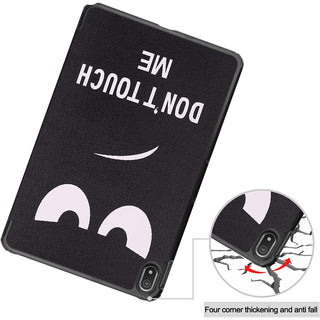 Husa pentru Samsung Galaxy Tab S11(2025), Sigloo, Slim, Smart Cover, Trifold, 11", Don"t Touch Me