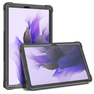 Hus? Shockproof Armor pentru Samsung Galaxy Tab S10/S10Fe/S9/S9Fe, 11" , Sigloo, stand Built-in, Protectie 360, Negru