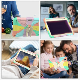 Husa premium Sigloo pentru Apple iPad Mini 7/6 (2024/2021), 8.3", Protectie Completa, Suport Creion, Stand Fluture, Curea Umar, Antisok, Verde Menta