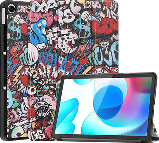 Husă tabletă Realme Pad, Sigloo, Model Graffity, Multicolor